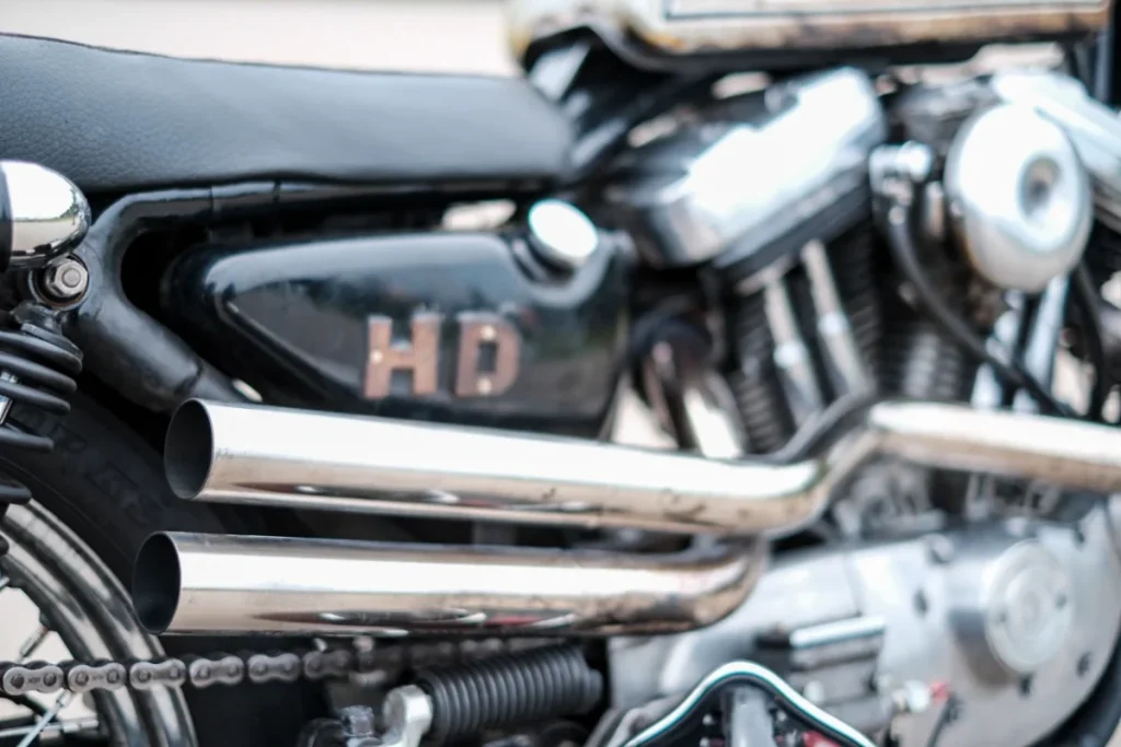 Sportster雙出上翹加工排氣管Cafe Racer風格