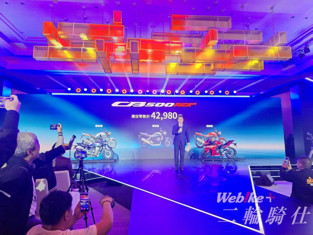 CB500SF正式售价公布，为42980人民币（约48000港元