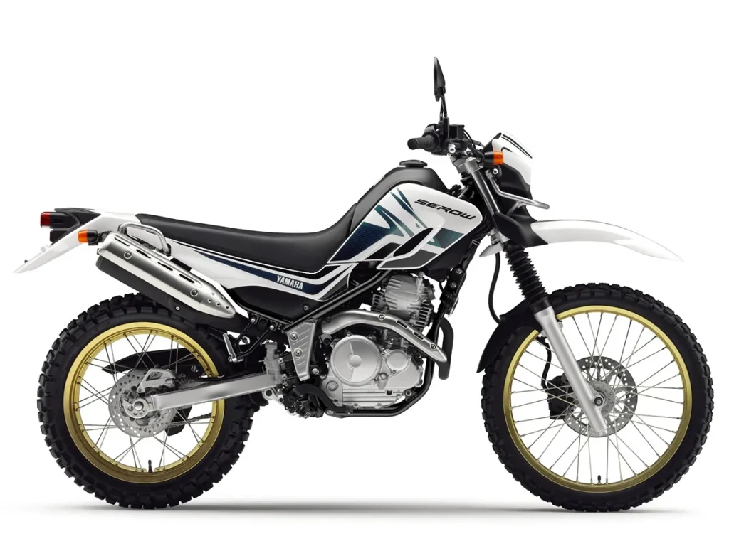 (圖片說明：一代名車 Serow 250 的最終年式為 2020 年版，距離停產已超過 5 年。)