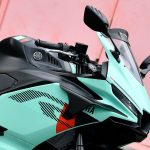 2026 大阪車展直擊：Yamaha YZF-R3 邁阿密綠新色登場！原廠碳纖維定風翼改裝配件同步亮相