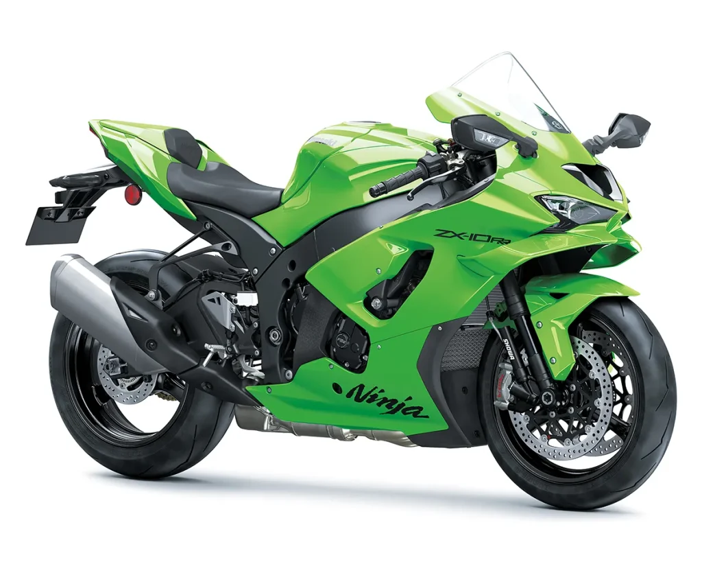 全球限量 500 台的 Ninja ZX-10RR 采用单座设计，并搭载专属赛道强化套件，视觉上更显俐落竞技。