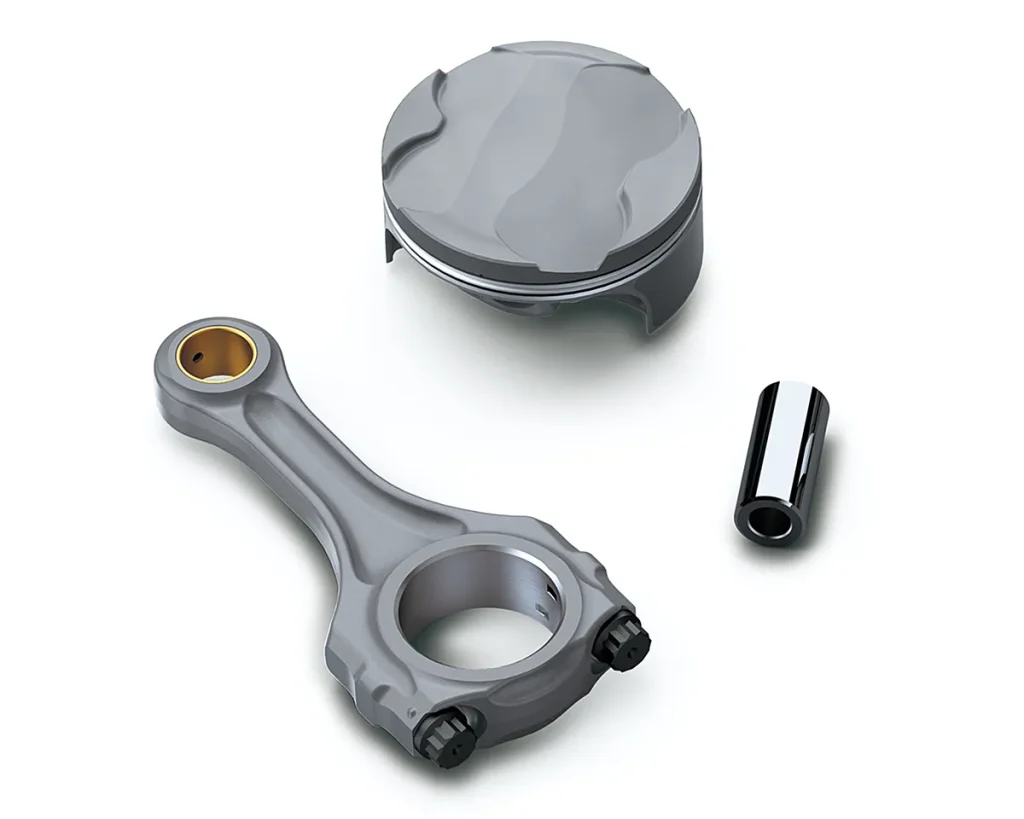 ZX-10RR 采用 Pankl 活塞与连杆，实现更敏捷的引擎反应。