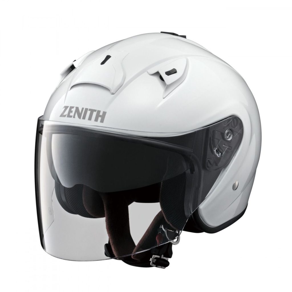 山葉原廠(Y'S GEAR)最基礎的四分之三安全帽 YJ-14 ZENITH。提供 5 種配色與 M、L 兩種尺寸。