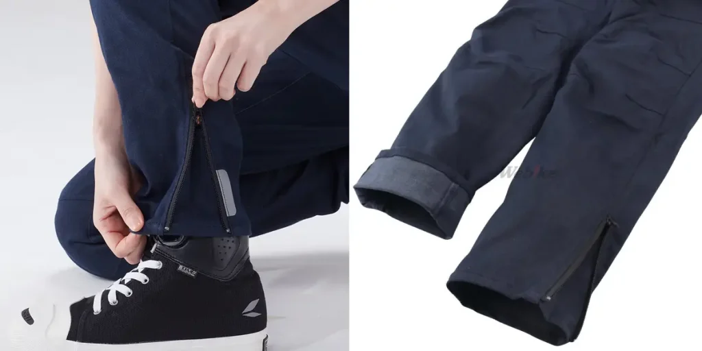 RSY274 拉鍊式褲管擴張功能：支援重機長靴穿搭