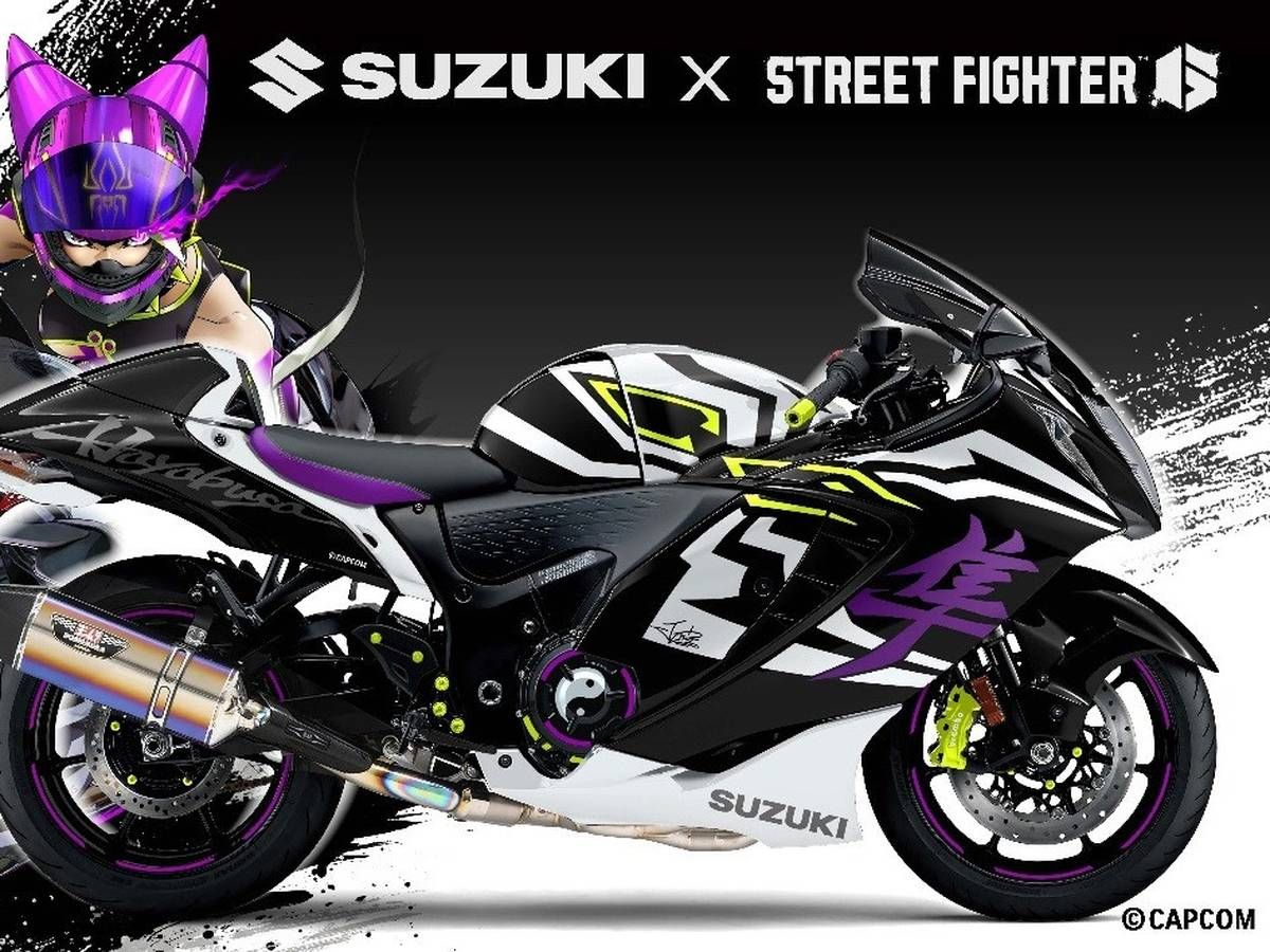 從 GSX-8R 到 Hayabusa！Suzuki 隼 Hayabusa ×《快打旋風 6》韓蛛俐 Juri 聯名直擊！2P 白金配色 3/11 亮相，會場限定週邊領取全攻略