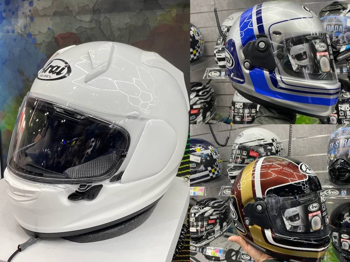 【独家直击】Arai 新型全罩安全帽“X-SNC”素色版 7 月底上市！Rapide-Neo 也展出街车取向新色【2026大阪摩托车展】
