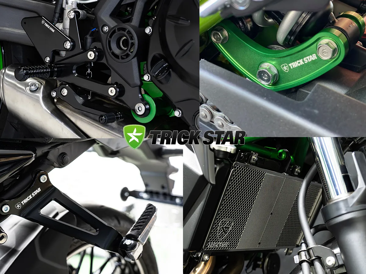 2026 Kawasaki Z650RS 改裝首發!TRICK STAR 推出降低連桿、水箱護網等 6 大必備精品,解決座高與防護需求