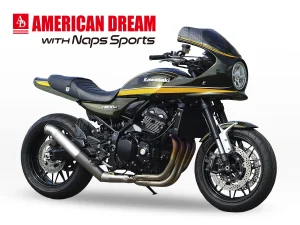 Z900RS改裝新作登場｜Naps × American Dream 聯名咖啡賽車整流罩套件＋鈦合金競賽排氣管發表