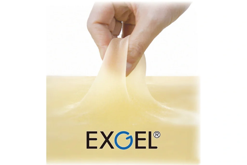 EXGEL 凝胶材质 机车坐垫吸震与支撑效果 高减震性能示意