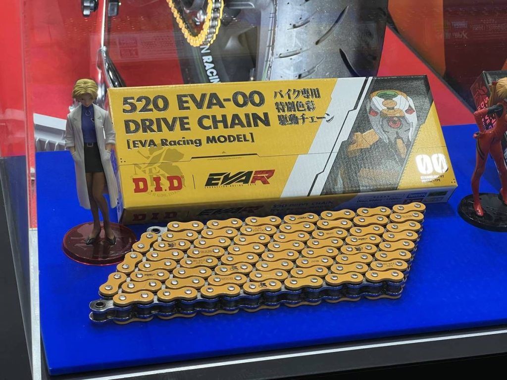 EVA RACING D.I.D 聯名鏈條 零號機 黃銀配色
