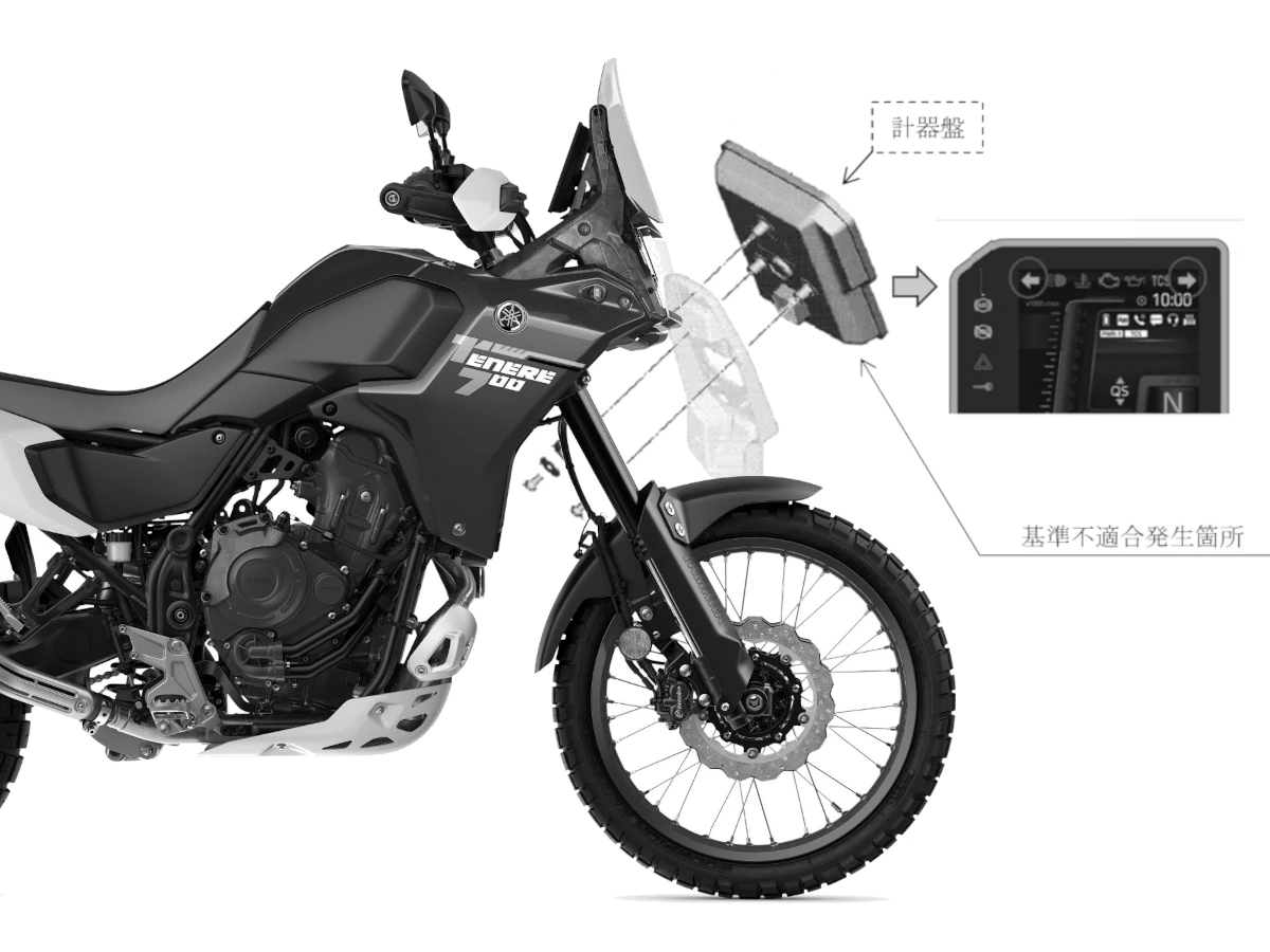 Yamaha TENERE700 日本召回公告｜方向燈控制異常恐導致無法作動、共466台受影響