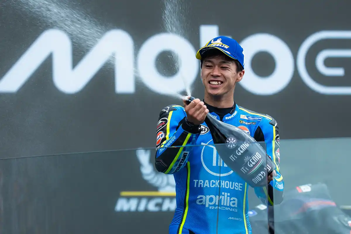 【專訪】小椋藍首度登上MotoGP頒獎台！法國GP奪季軍坦言：「終於等到了」