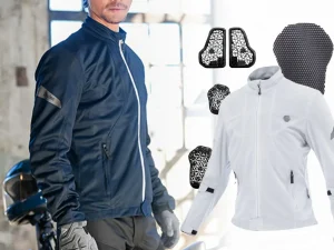 KOMINE JK-1625全网眼骑士外套开箱｜CE Level 2护具标配、夏季通勤与长途骑乘首选