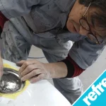 【BMW K75S 修復實錄】油箱蓋泛黃怎麼救？拋光＋局部補漆修復老BMW二手進口車外觀問題｜Vol.20