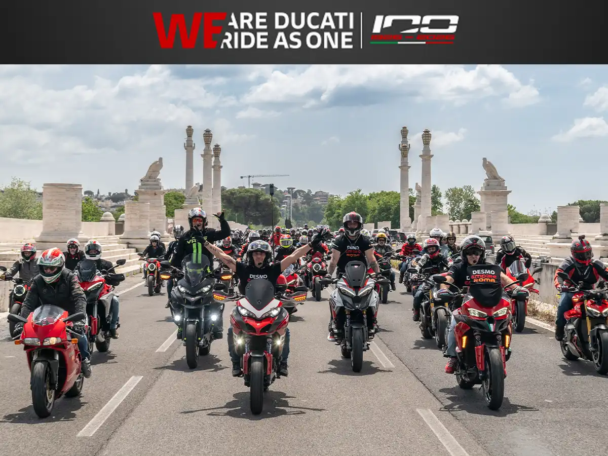 DUCATI百年紀念全球騎行「#WeRideAsOne」盛大登場！全球70國、2.2萬名車迷同步熱血集結