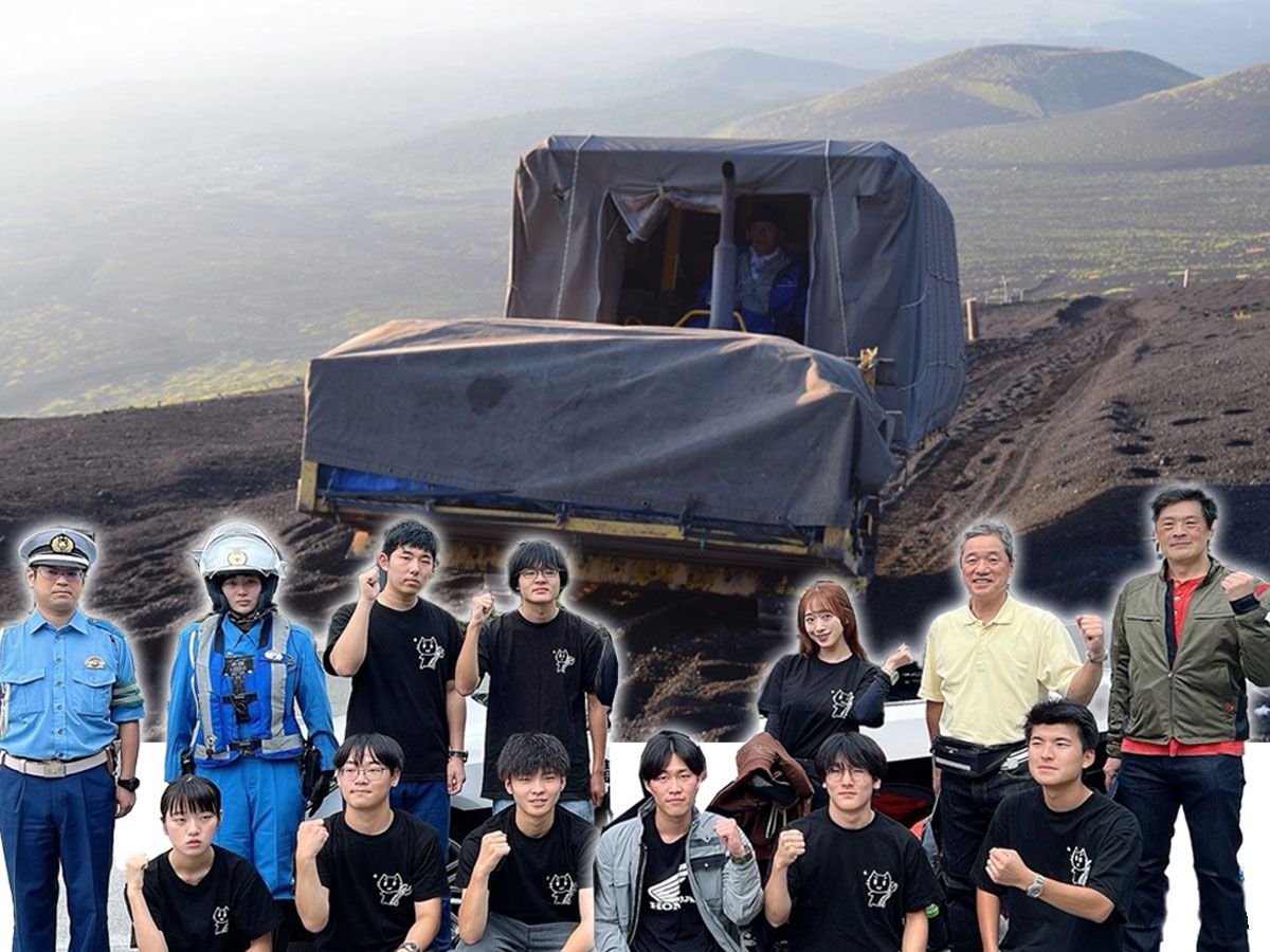 高中生騎機車登富士山！封閉63年的富士山登山道實證計畫啟動　CT125 Hunter Cub 將挑戰火山礫石路段