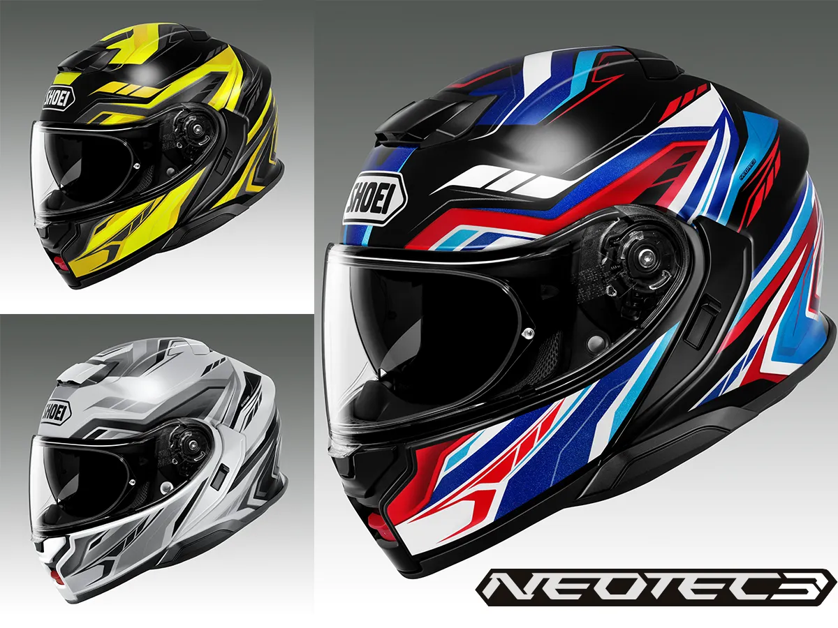 SHOEI NEOTEC3全新VORYX彩繪登場！未來感賽博設計×三款新配色同步亮相