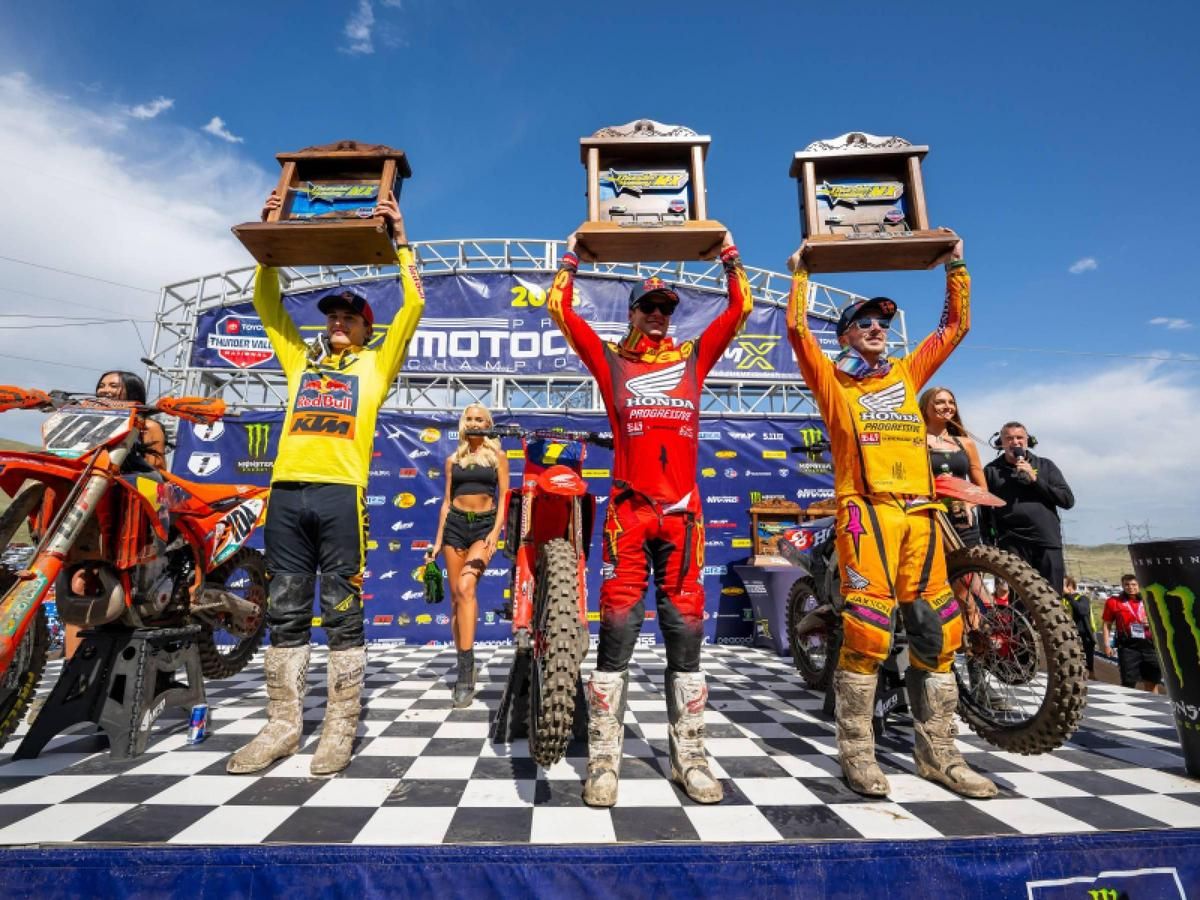 【AMA Pro Motocross Championship 2026第3站 Thunder Valley】Jett Lawrence 450组四连胜跃升积分榜首！下田丈(Jo Shimoda)夺250组本季首胜