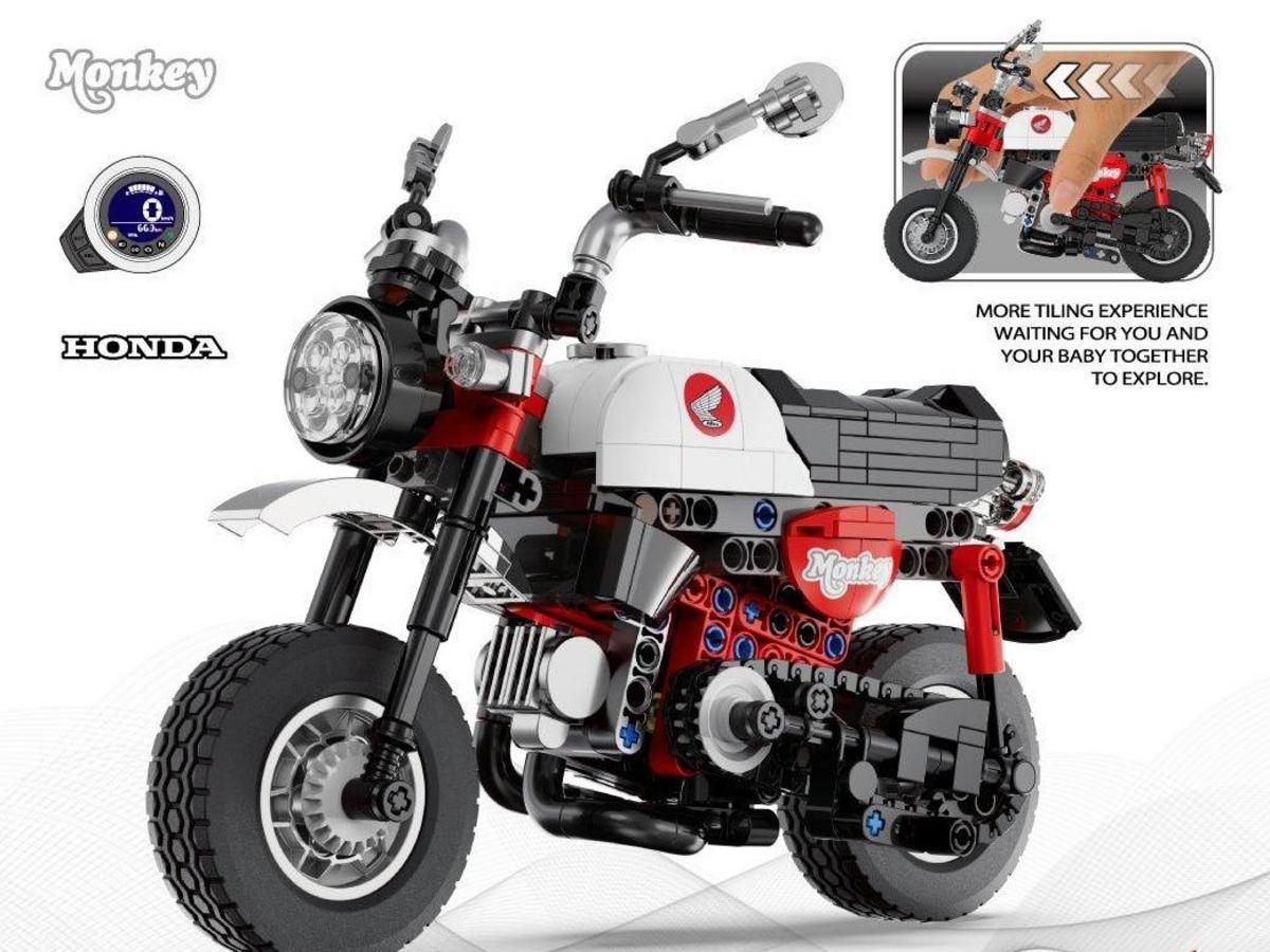 【限量收藏】Honda Monkey125官方授權積木模型開賣！527片精密還原經典小猴王　售完為止
