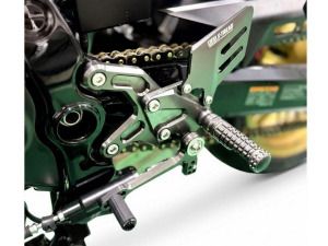 YOSHIMURA X-TREAD脚踏套件专为Z900RS/CAFE设计｜四段可调航空铝合金打造深化骑乘体验
