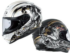 OGK Kabuto AEROBLADE-6新彩繪「RIKZAR」登場｜和風守護者圖案輕量空力全罩安全帽