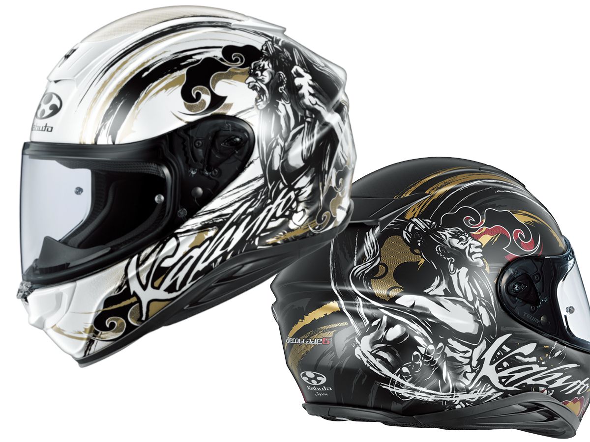 OGK Kabuto AEROBLADE-6新彩绘“RIKZAR”登场｜和风守护者图案轻量空力全罩安全帽