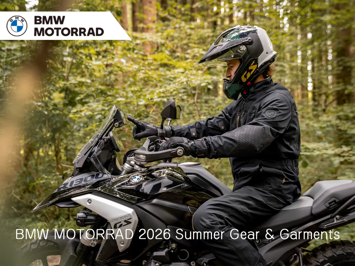 BMW Motorrad夏季新款裝備服飾2026｜GS Coro GTX外套＋Glandon AIR＋Soulor GTX靴七款登場