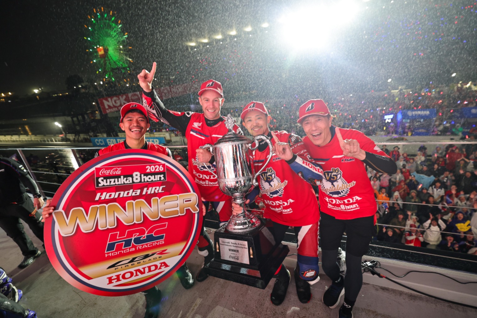 【2026鈴鹿8耐】Honda HRC奪五連霸!高橋巧(Takumi Takahashi)刷新個人勝利紀錄達八勝