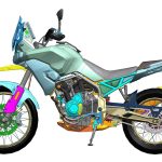 Cyclone RX625歷奇車設計專利曝光