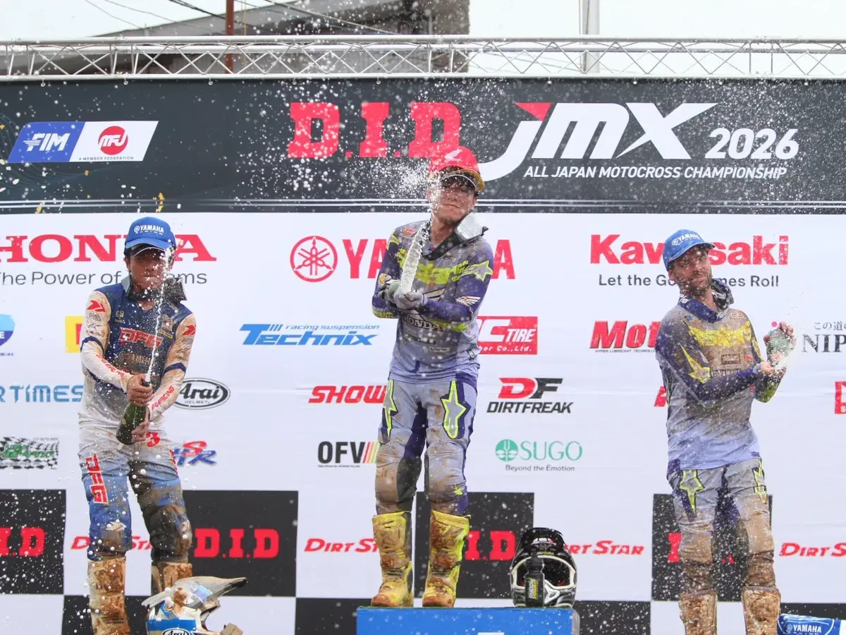 【Bells Racing】D.I.D全日本越野摩托车锦标赛2026第5站广岛世罗大会｜大仓由挥IA-1总冠军×吉田琉云IA-2总亚军 车手评论完整决赛报导
