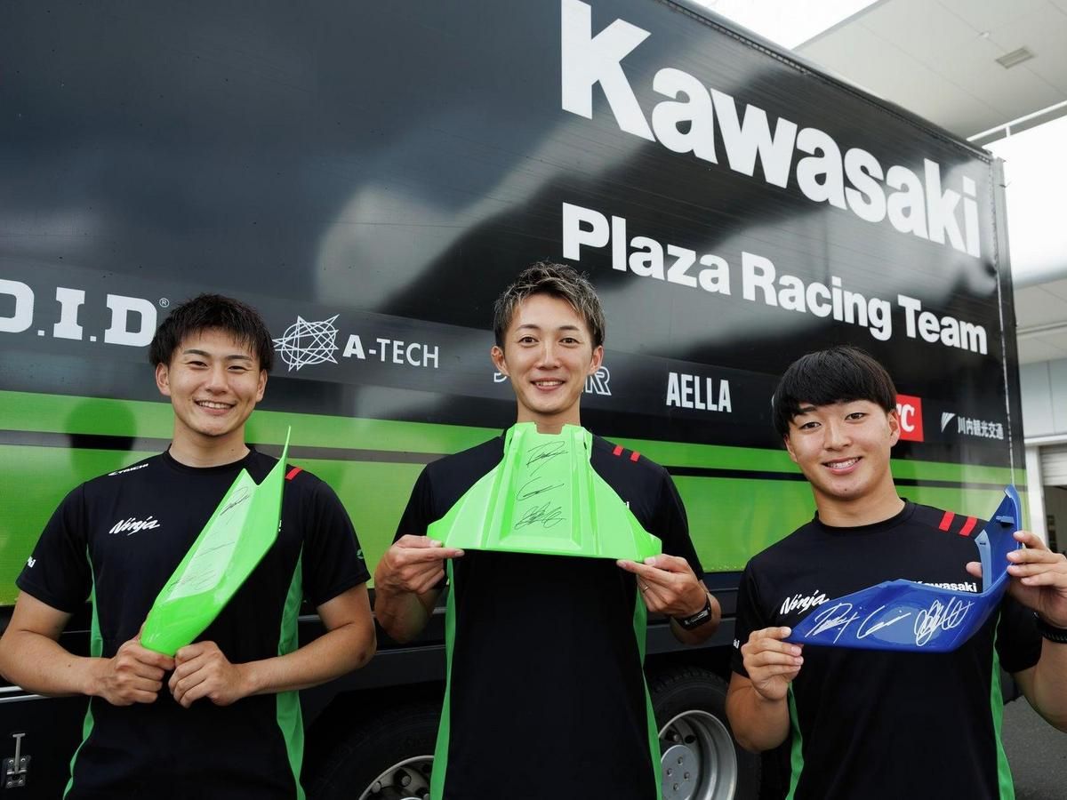 【Kawasaki日本】鈴鹿8耐應援感謝！購買新車抽簽名ZX-10R定風翼片、後側整流罩等零件×車手岩戶亮介等3人親筆簽名