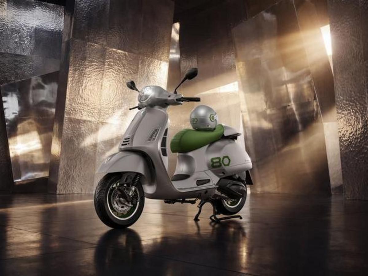 Vespa 80周年限量纪念款“Edizione Ottantesimo”发表！限量1,946台×310cc HPE×钻石切割轮框×序列号铭牌