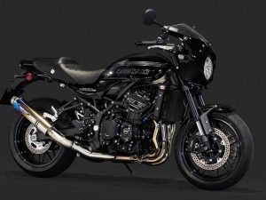 【新產品】TRICK STAR「Z900RS（2026）日本政府認證Slip-on排氣管 100×370燒鈦GP-LOOK」！鈦合金管身尾段×燒鈦漸層×中央駐車架對應