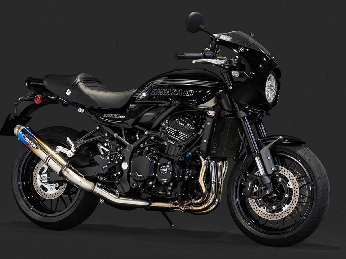 【新产品】TRICK STAR“Z900RS（2026）日本JMCA认证Slip-on排气管 100×370烧钛GP-LOOK”！钛合金管身尾段×烧钛渐层×中央驻车架对应