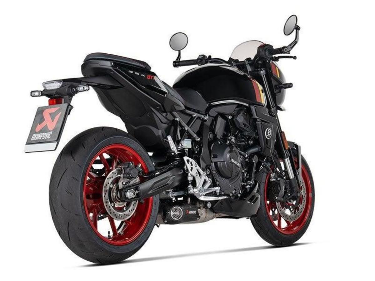【新产品】Akrapovič“GSX-8S/R/T/TT（2025-2026年式）日本政府认证全段排气管”！下置式×轻量化2.2kg×9500rpm+1.8kW×原厂侧箱对应