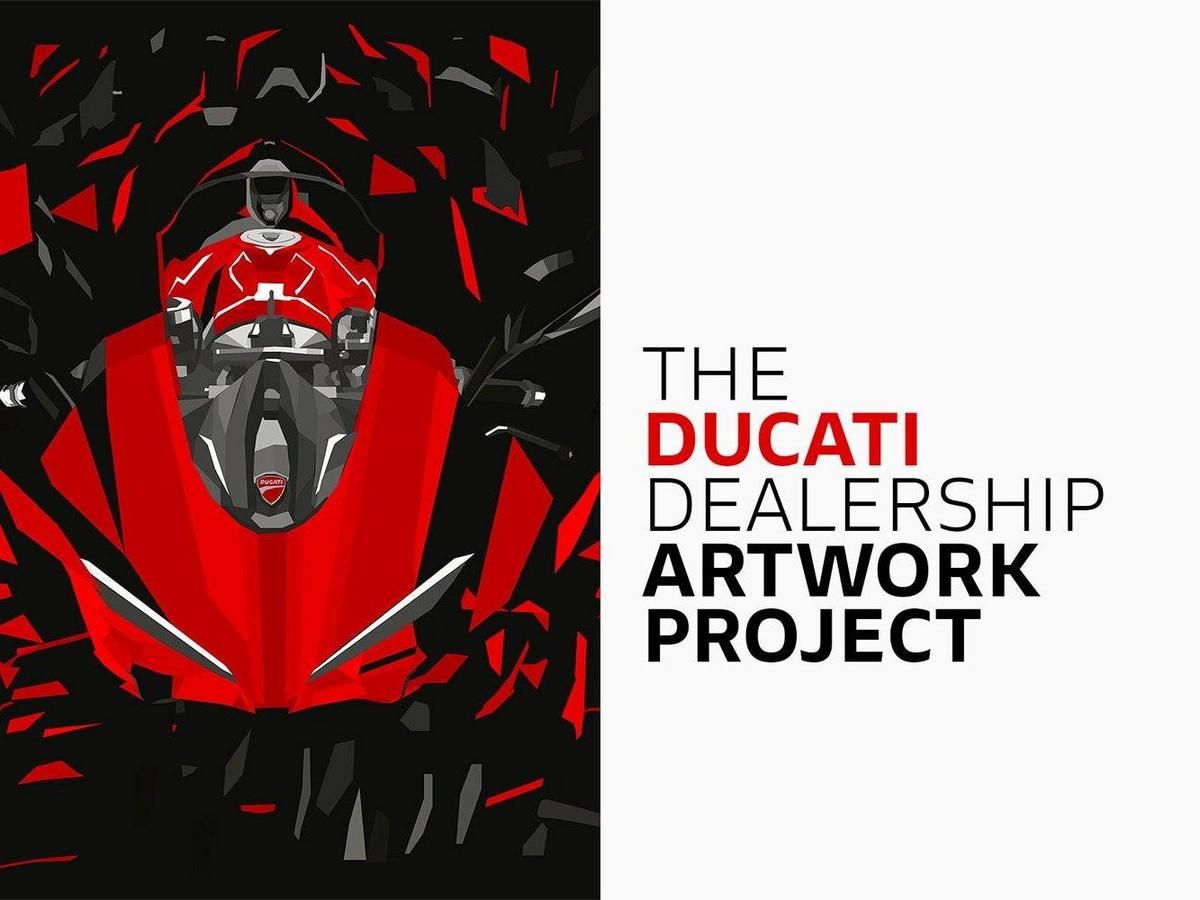 【首選】DUCATI 啟動「Ducati Artwork Project」|設計師藝術作品將於全球專賣店展出