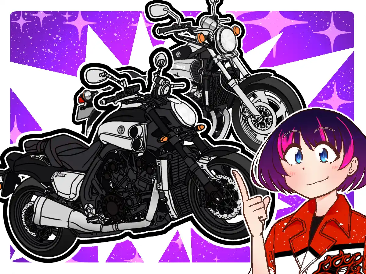 【店长速览名车】Yamaha“VMAX”1679cc街头直线加速王者！V型四缸200PS×YCC-I可变进气×V-Boost×初代/二代完整解析