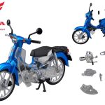 MegaHouse“KAITANICS Honda Super Cub 110”1/12拆解模型2026年12月发售！单侧透明车身×37零件×4色×7,700日圆