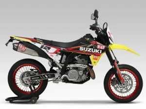 【新產品】YOSHIMURA「DR-Z4S/4SM用彩繪貼紙套組」9月中旬交貨！Type-1/Type-2×4色×無氣泡材質