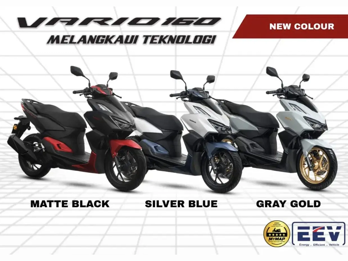 【海外新車】馬來西亞Honda Vario 160推三款新色！售價10,498令吉(約台幣7.1萬/港幣1.99萬)