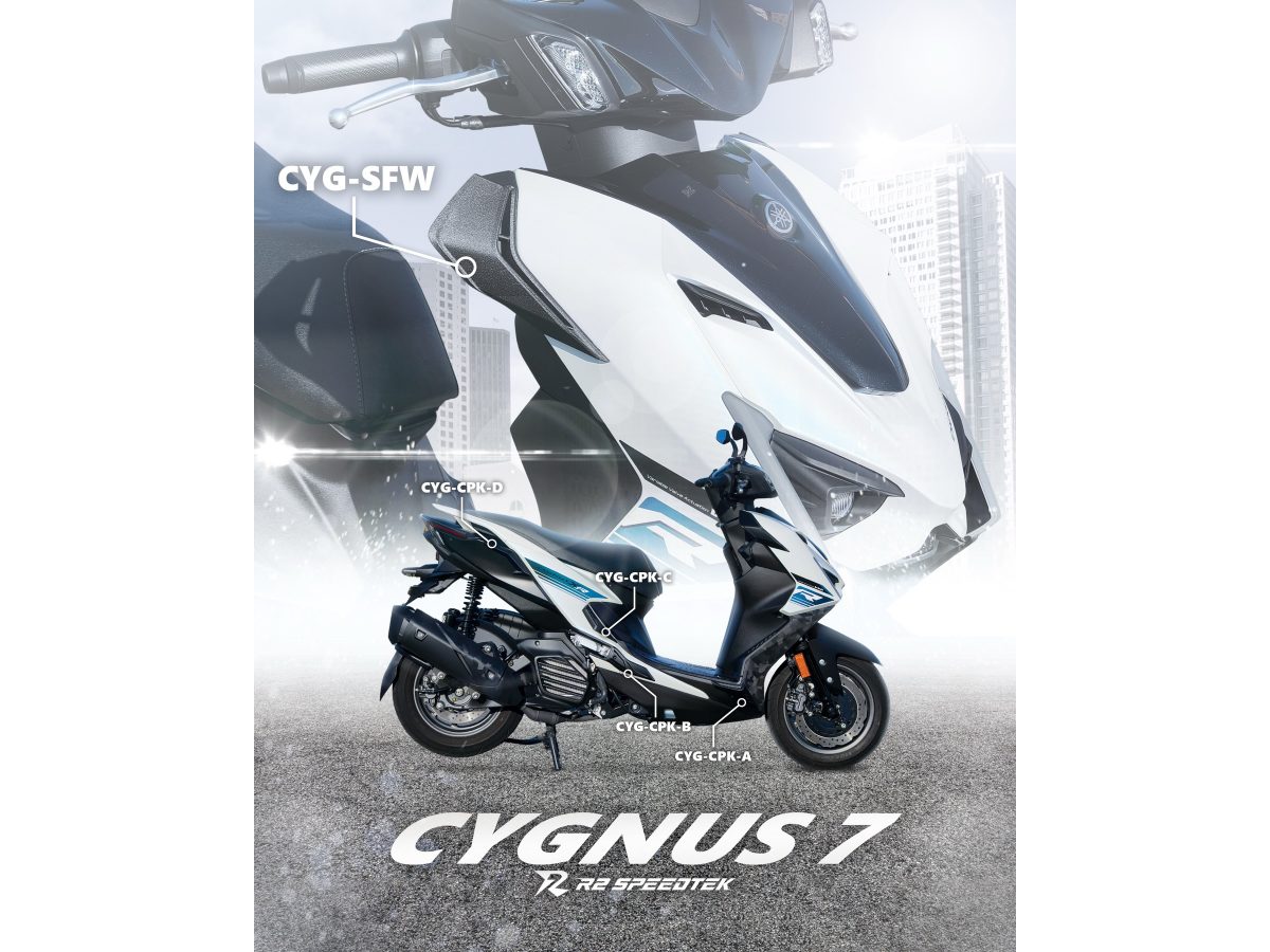 勁戰七代改裝｜R2 SpeedTek CYG-CPK防撞護塊＋CYG-SFW側鰭擾流翼車身防護全解析