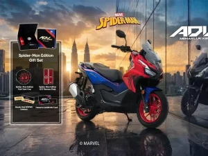 【海外限定】Honda“ADV160 蜘蛛人特仕版”马来西亚限量300台！红蓝蜘蛛网涂装×序号车主证明卡×8月3日发售