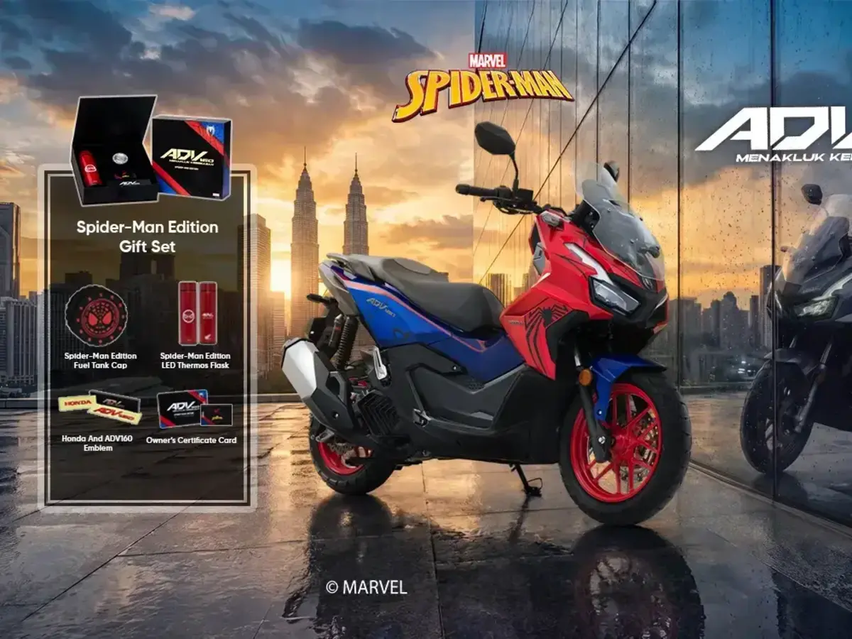【海外限定】Honda「ADV160 蜘蛛人特仕版」馬來西亞限量300台！紅藍蜘蛛網塗裝×序號車主證明卡×8月3日發售