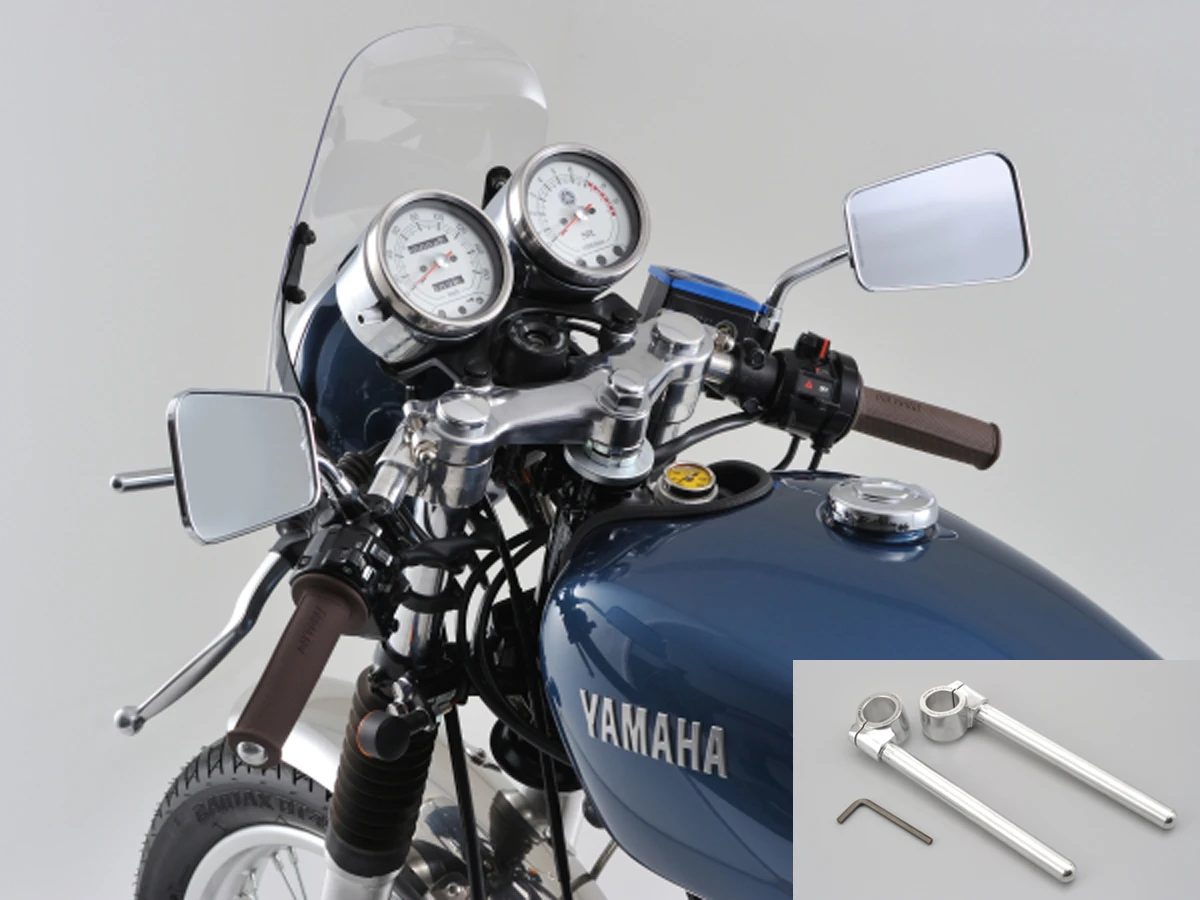 DAYTONA“Omega”分离把手上市|SR400/SR500专用×9-15度3D角度调整×铝合金抛光