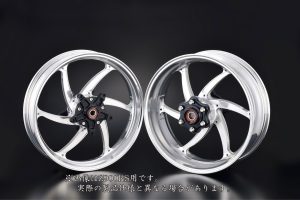 【新商品】OVER Racing「GP-SIX Prime」ZRX1200DAEG專用輪框！H型斷面少輻條×降低陀螺儀效應×弧形輻條×JWL標準