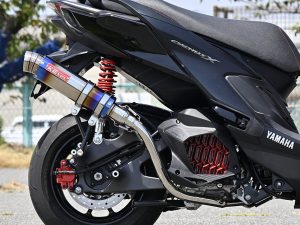 【新產品】日本賽車手創立！K2-TEC「Yamaha Cygnus X 第七代」全段排氣管GP-R！7款式×STD/鈦合金/錐形/Megaphone造型×低沉聲浪