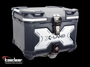 【新产品】Kaedear“X-LAND XLD-Y铝合金后箱”！45L/55L/65L三尺寸×黑色/银色×防水防尘×锁匙式锁定