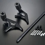 【新产品】OVER Racing“YZF-R9专用引擎防倒球”无需加工×银色/黑色两色可选