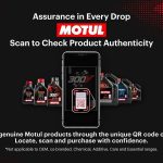 MOTUL機油防偽新系統｜QR碼認證標籤×雷射全息圖×手機掃描判斷真偽，亞太地區導入強化追蹤