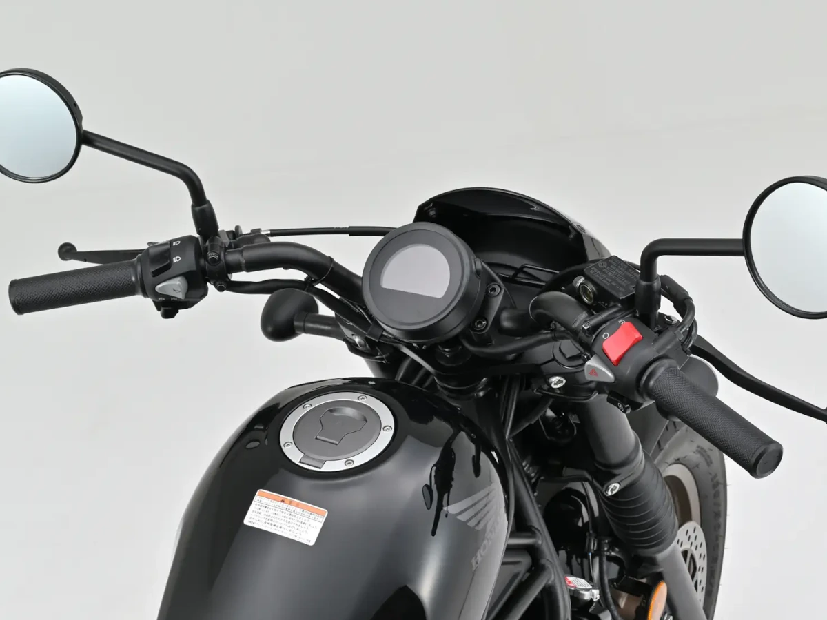 【新製品】Daytona「45B 內置配重把手」登場｜Honda Rebel250／Rebel500（’25）專用×握把後移約45mm×內建配重×免換線組直接安裝